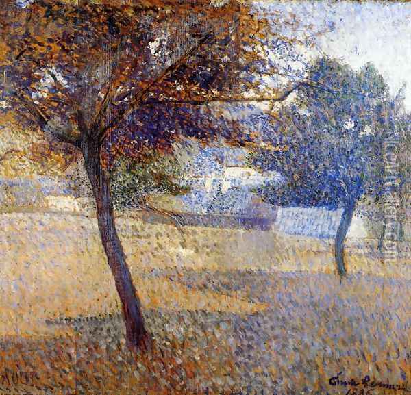 Orchard at Pont Aven Oil Painting - Emile Bernard