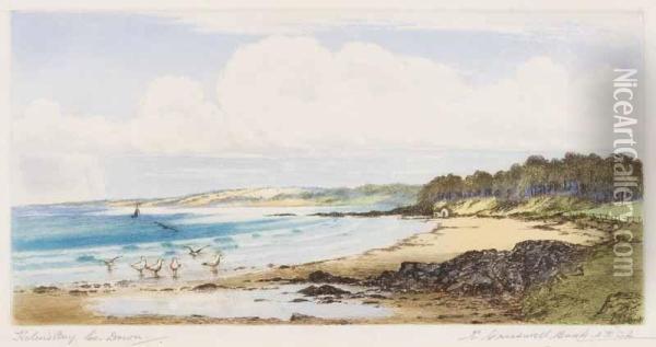 Helen's Bay Oil Painting - Robert Creswell Boak