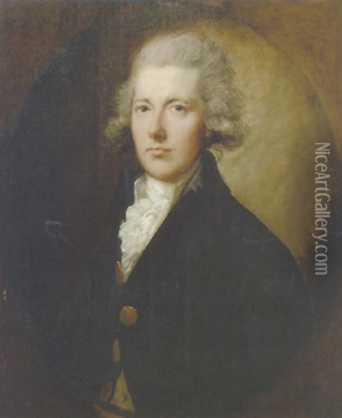 Portrait Of The Right Hon. William Pitt Oil Painting - Gainsborough Dupont
