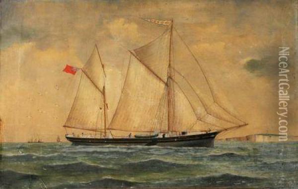 Study Of The Malvoisin At Sea Oil Painting - J. Fannen