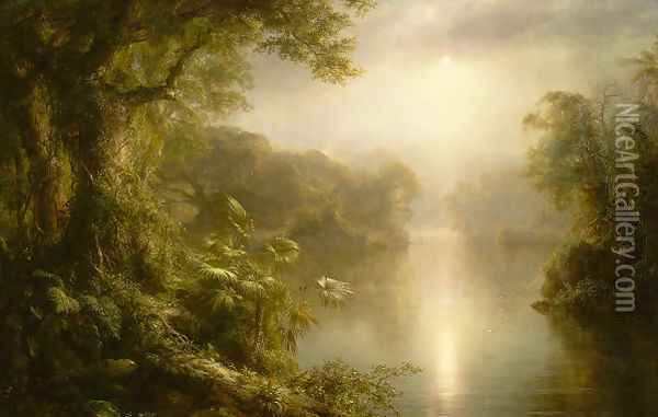 The River of Light Oil Painting - Frederic Edwin Church