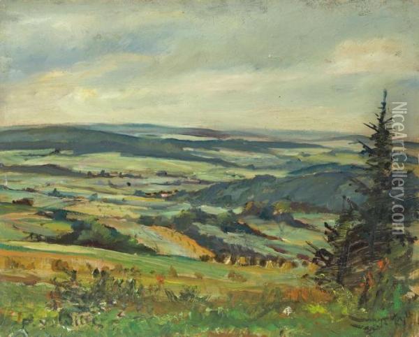 Eifellandschaft Oil Painting - Fritz Von Wille