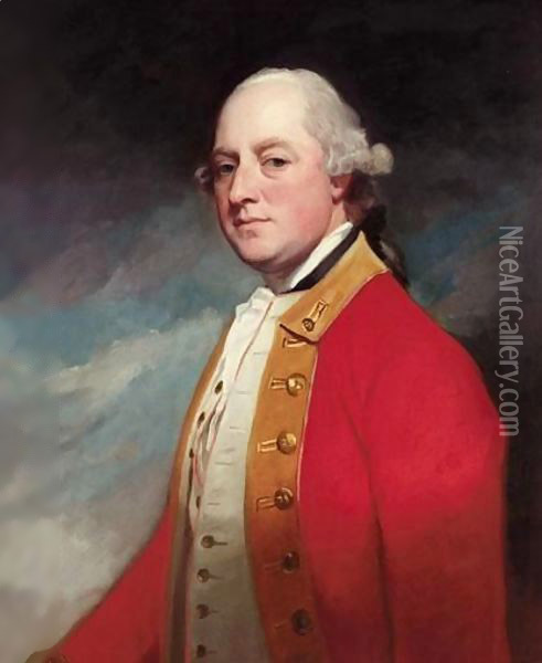 Portrait Of Lord George Lennox (1737-1805) Oil Painting - George Romney