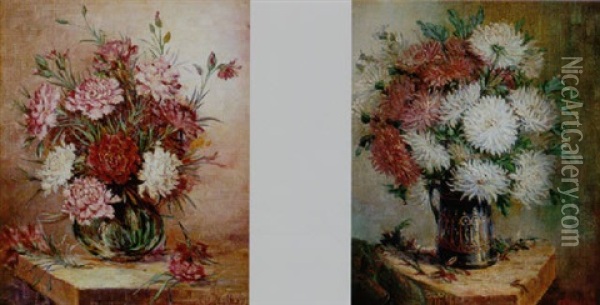 Florero Oil Painting - Charles Rousseau