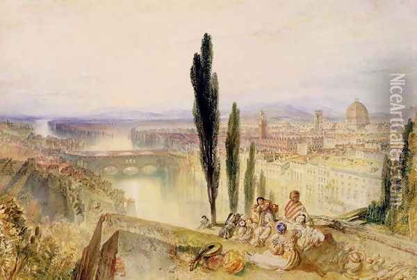 Florence, c.1827 Oil Painting - Joseph Mallord William Turner