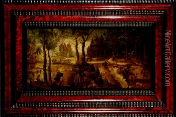 Escena De Caceria Oil Painting - Lucas Cranach the Elder