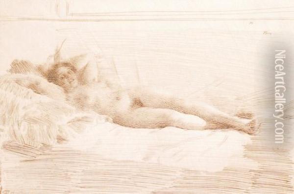 Elin 1914 Oil Painting - Anders Zorn