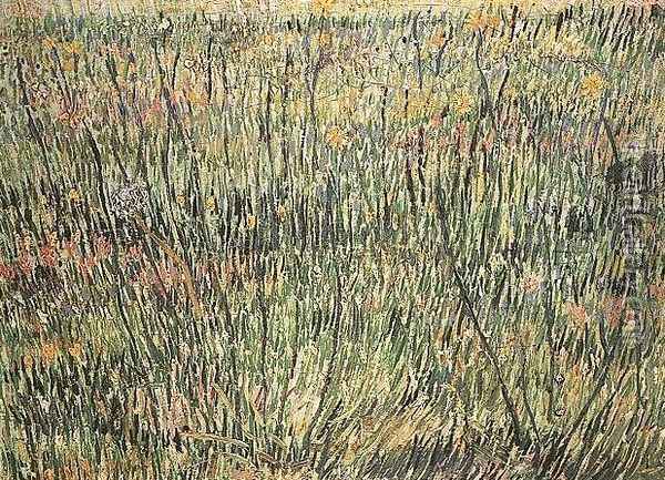 Pasture In Bloom Oil Painting - Vincent Van Gogh