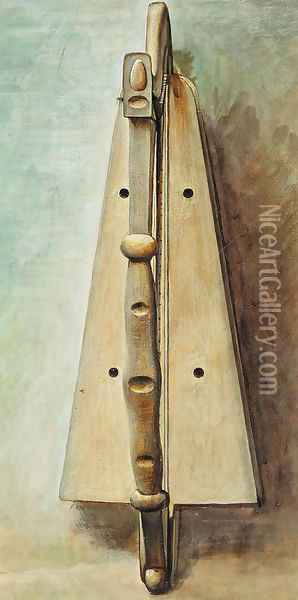 Study of a harp for 'Arthur in Avalon' Oil Painting - Sir Edward Coley Burne-Jones