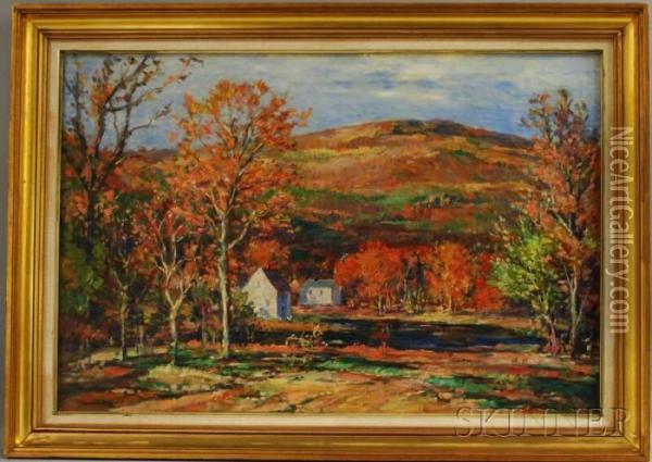 Fall Landscape Oil Painting - Vladimir Pavlosky