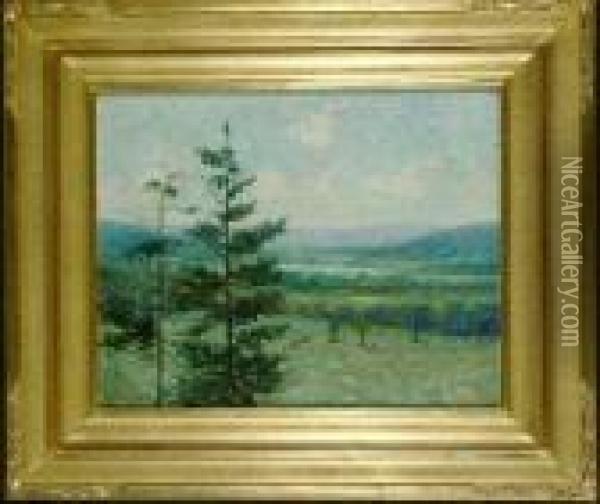 The Berkshire Hills Oil Painting - Arthur Hoeber