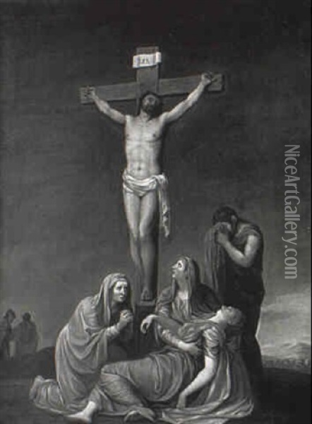 The Crucifixion Of Christ Oil Painting - Jan Pynas