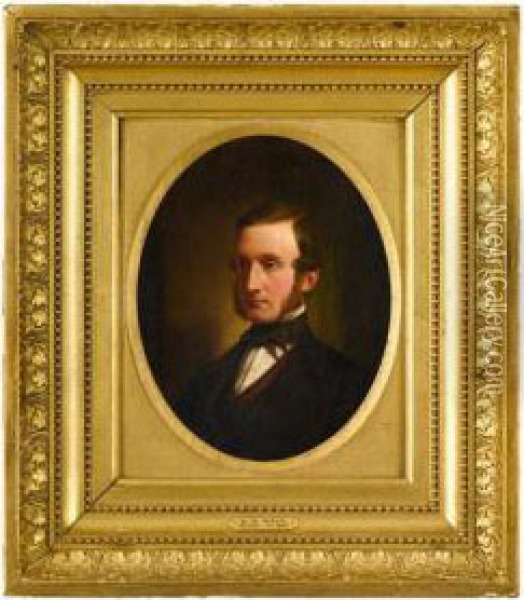Portrait Of A Gentleman Oil Painting - George Henry Hall