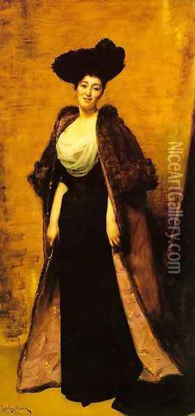 Margaret Anderson, Wife of the Honorable Ronald Grenville 1891 Oil Painting - Carolus (Charles Auguste Emile) Duran