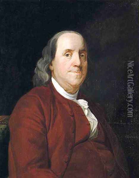 Portrait of Benjamin Franklin Oil Painting - Joseph Wright