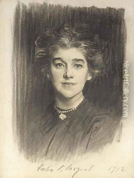Portrait of Mrs. Godfrey William Paget Mellor (Norah Alston) Oil Painting - John Singer Sargent