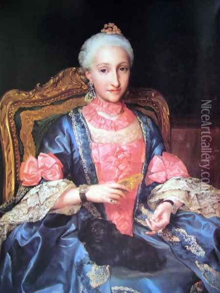 Maria Josefa de Borbon Oil Painting - Anton Raphael Mengs