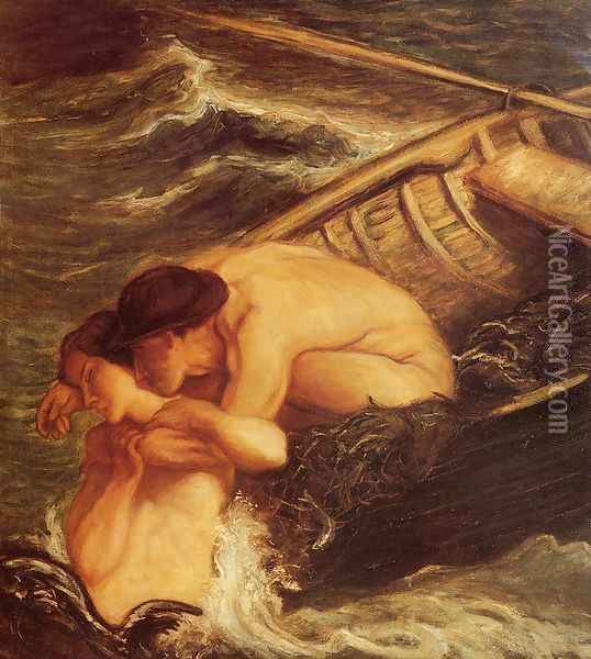 The Mermaid Oil Painting - Charles Haslewood Shannon