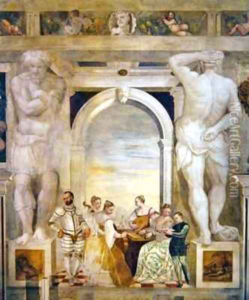 The Concert Oil Painting - Giovanni Antonio Fasolo