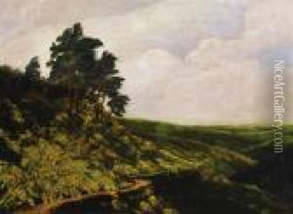 Country Road Oil Painting - Maurice Braun