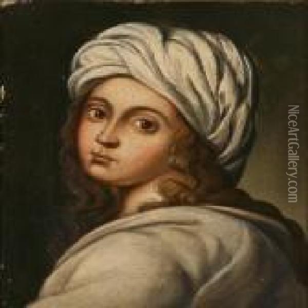 Portrait Of The Italian Noblewoman Beatrice Cenci Oil Painting - Guido Reni