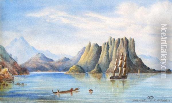 Bream Head - Whangarei Oil Painting - John Barr Clarke Hoyte