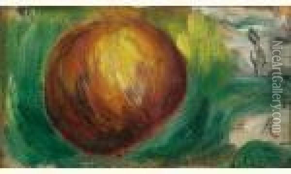 Pomme Oil Painting - Pierre Auguste Renoir