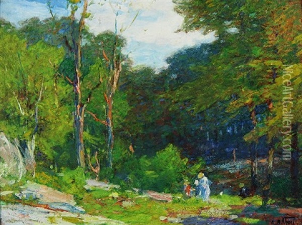 Woodland Dell Oil Painting - Edward Henry Potthast