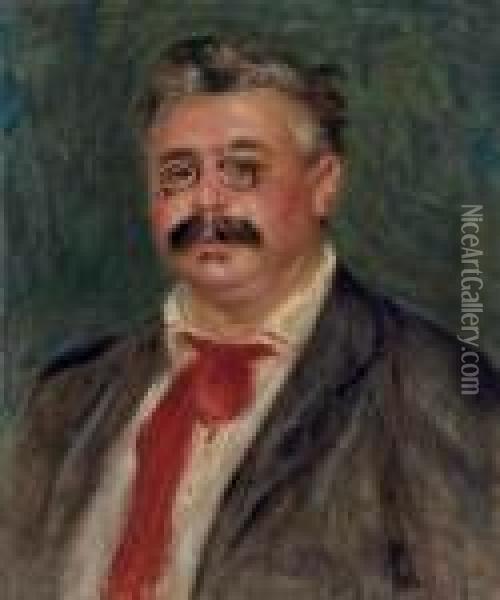 Portrait De Wilhelm Muhlfeld Oil Painting - Pierre Auguste Renoir