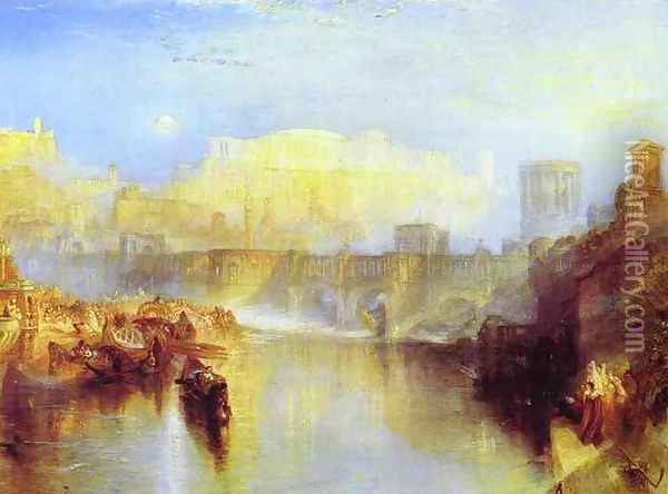 Ancient Rome_ Agrippina Landing with the Ashes of Germanicus Oil Painting - Joseph Mallord William Turner