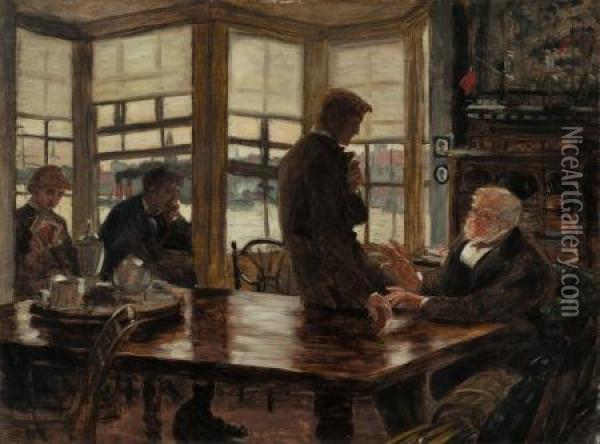 The Prodigal Son: The Departure Oil Painting - James Jacques Joseph Tissot