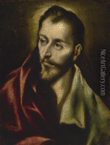 Head Of An Apostle Oil Painting -  El Greco