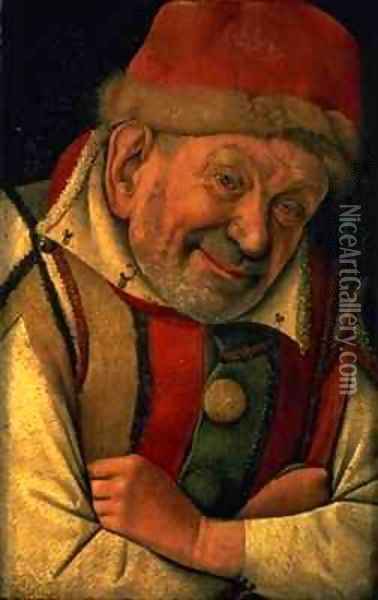 Gonella the Ferrara court jester Oil Painting - Jean Fouquet