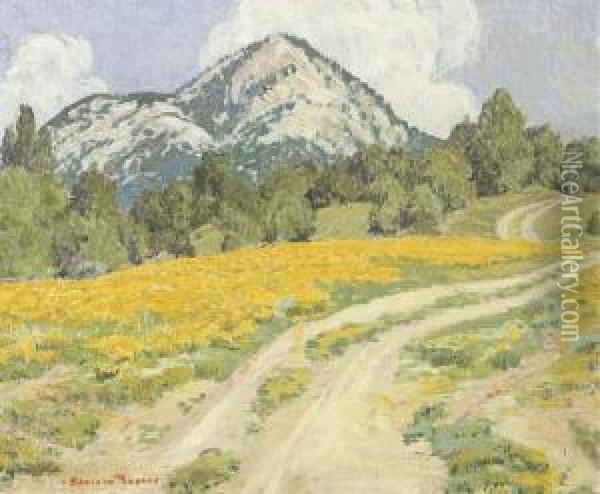 Field Of Yellow Oil Painting - Sheldon Parsons