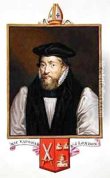 Portrait of Richard Vaughan Bishop of London from Memoirs of the Court of Queen Elizabeth Oil Painting - Sarah Countess of Essex