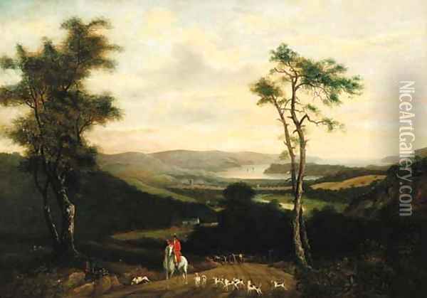 Before the hunt Oil Painting - English School
