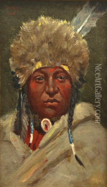 Chief Little Bear Oil Painting - Henry Farny