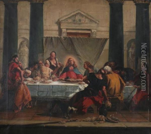 The Last Supper Oil Painting - S. Jerome Uhl