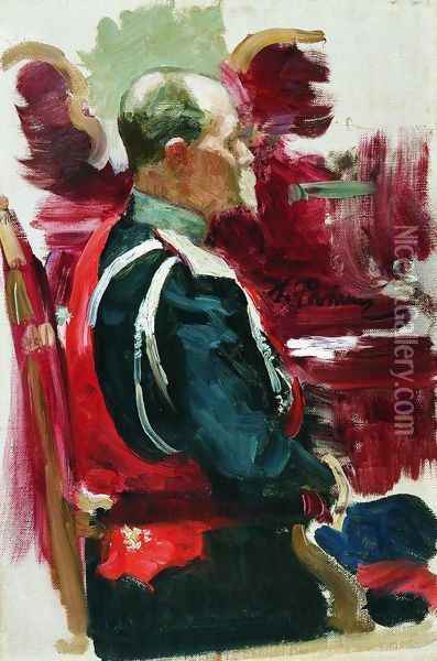 Study for the picture Formal Session of the State Council 2 Oil Painting - Ilya Efimovich Efimovich Repin