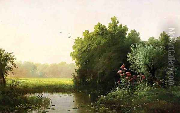 Summer Oil Painting - Edward Moran