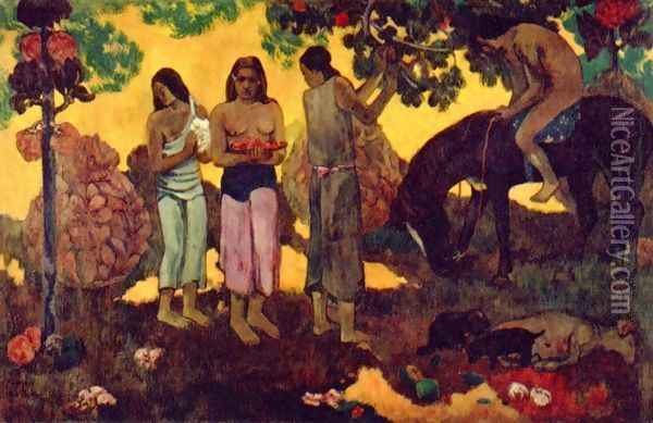 Rupe Rupe (Obsternte) Oil Painting - Paul Gauguin
