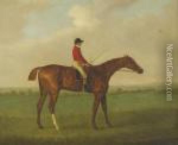 Eclipse, By Marske, With A Jockey Up Oil Painting - John Nost Sartorius