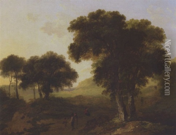 Landscape Near Dublin Oil Painting - James Arthur O'Connor