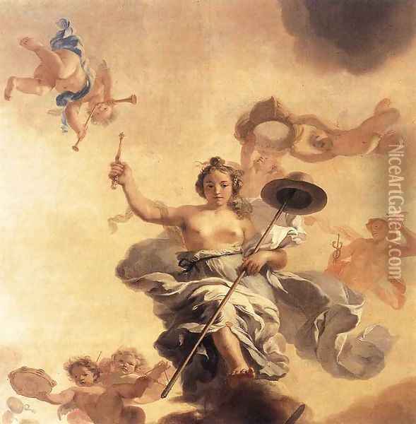 Allegory of the Freedom of Trade 1672 Oil Painting - Gerard de Lairesse