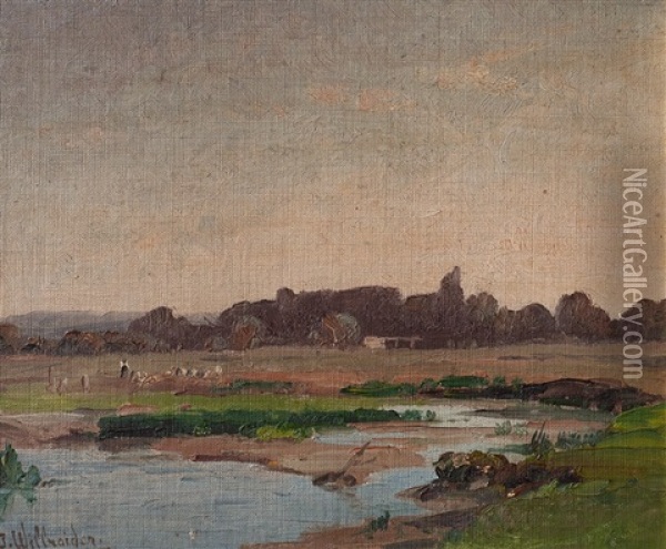 Landschaft Oil Painting - Josef Willneider