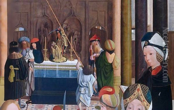 The Holy Kinship (detail) Oil Painting - Tot Sint Jans Geertgen