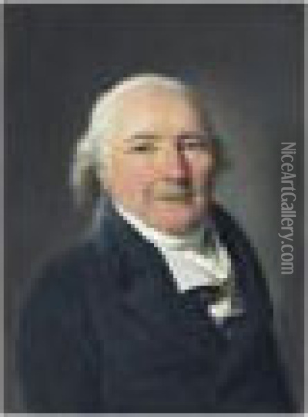 Portrait Du Comte Antoine Marie De Cluzel Oil Painting - Louis Leopold Boilly