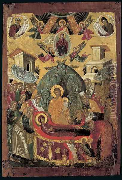 The Dormition of the Virgin Oil Painting - Anonymous Artist