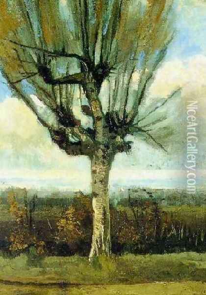 The Willow Oil Painting - Vincent Van Gogh