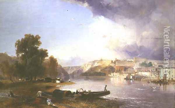 Clifton from Ashton Meadows, 1836 Oil Painting - James Baker Pyne
